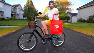 I Tried Door Dash On An E Bike