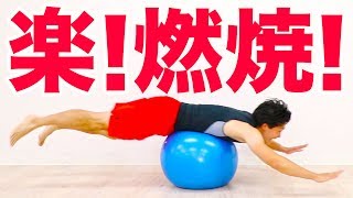 【1分】めっちゃ楽しい！バランスボール有酸素運動！
