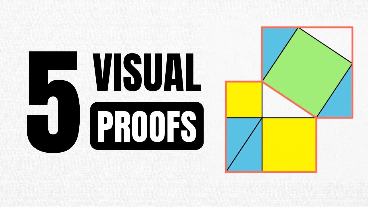 5 UNIQUE Proofs of Pythagoras Theorem!