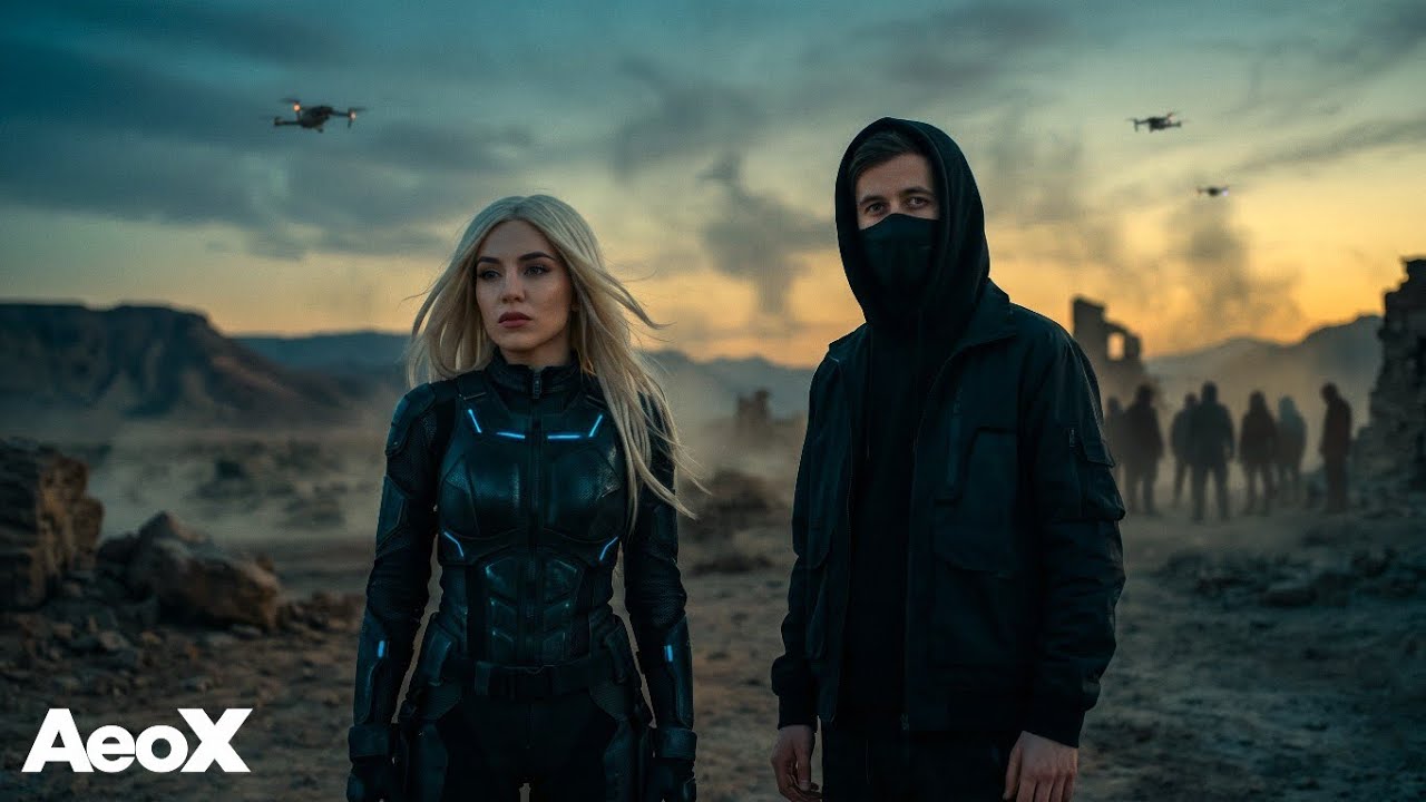 Not Alone  – Alan Walker x Ava Max Style | Emotional EDM | Aeon KnoX (Official Lyrics Video)