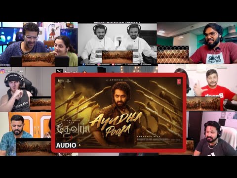 Ayudha Pooja  full song reaction mashup 🔥🔥🔥 | Devara| NTR | Saif Ali Khan | Koratala S