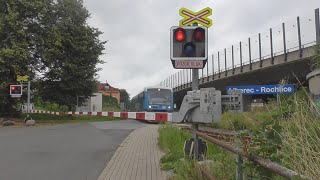 Železniční přejezd (AŽD 97) Liberec-Rochlice #3 - 20.8.2021