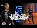 5 steps to a more powerful forehand with zero effort