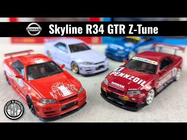 Unboxing & Showcase Mini GT 1/64 Nissan GT-R Nismo GT500 #12 Team