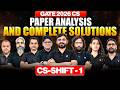 GATE 2026 CSE Analysis | Full Paper Review | Shift-1 (8 Feb)