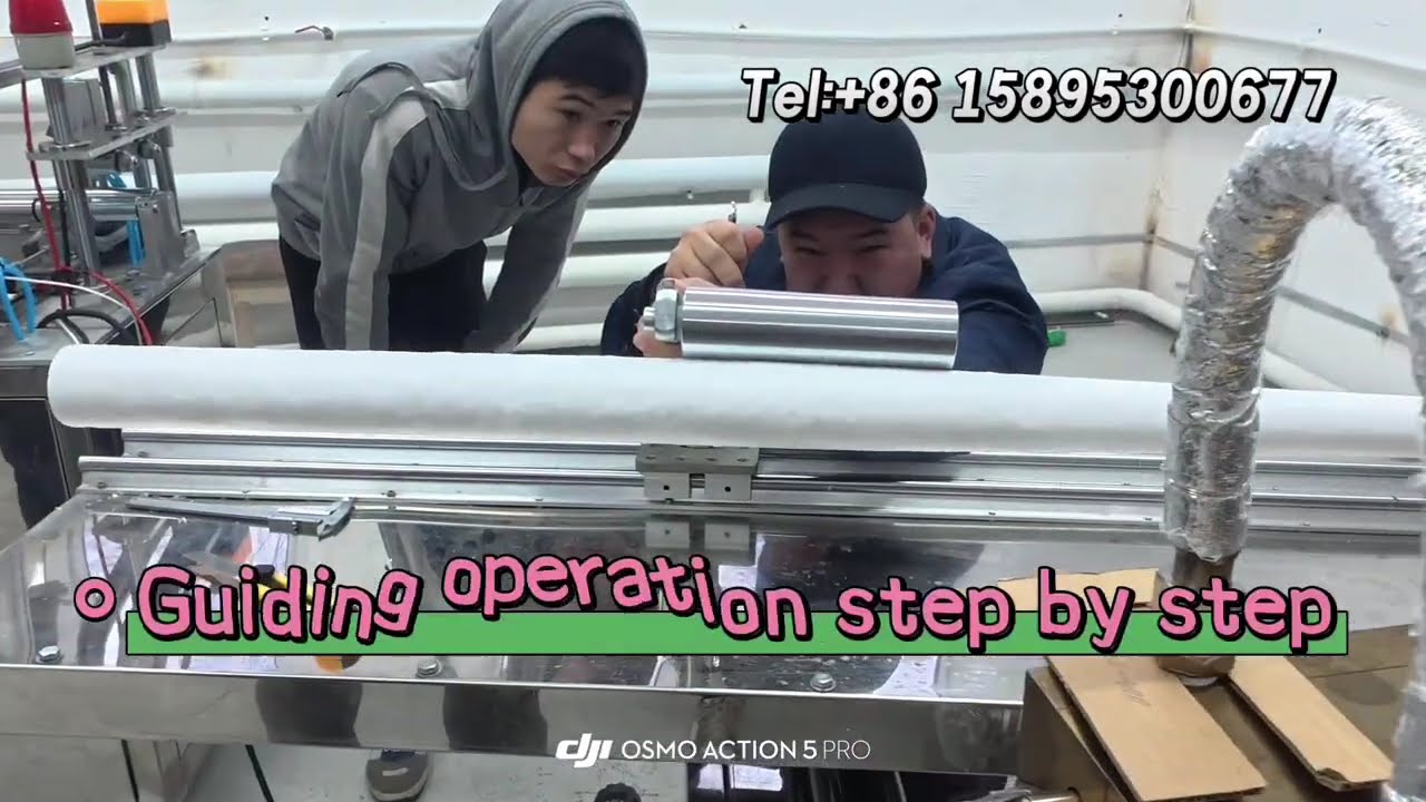 We are installing PP melt blown filter cartridge machine in Kazakhstan