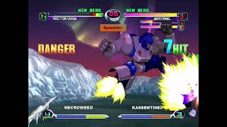 MvC2: Kassentinel - Sentinel + Disruptor Advanced Fast Fly + Unfly Combo .:6.20.22:.