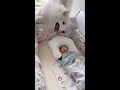 Dog Meeting Baby for the First Time, Luca&#39;s reaction is priceless.