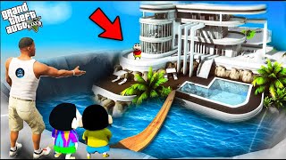 GTA 5 : Franklin Purchase Luxury Water House To Surprise Shinchan & Doraemon in GTA 5