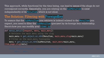 Accessing ForeignKey Fields in Django Views: A Guide to Crafting Correct URLs
