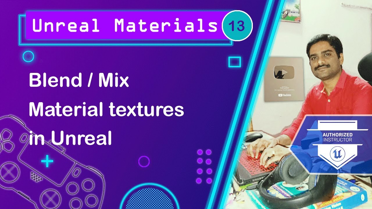 Blend Material Textures & Colors - Unreal Materials Tutorial 13 🚀
