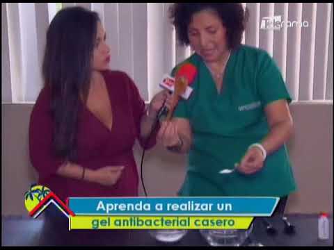 Aprenda a realizar un gel antibacterial casero