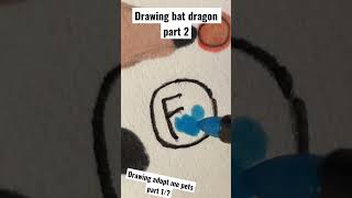 DrWing bat dragon part 2. Drawing adopt me pets part 1/?