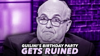 Giuliani Was Reportedly Mocking Prosecutors Right Before They Ruined His Birthday Party