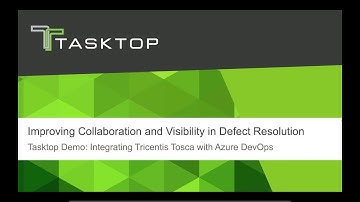 Tasktop Hub Demo: Tricentis Tosca to Microsoft Azure DevOps