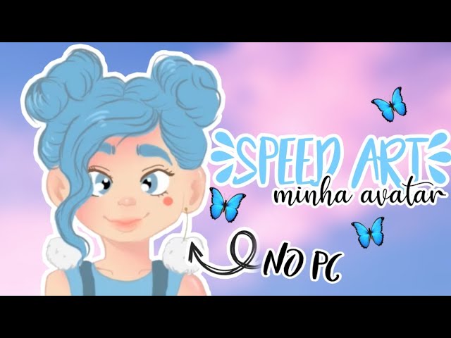 ✏💙Speed art no PAINT TOOL SAI! (Minha avatar do roblox) 