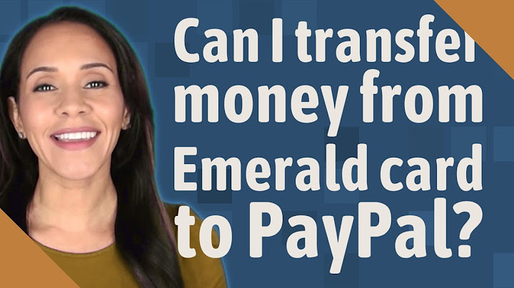 Can i transfer money from emerald card to checking account