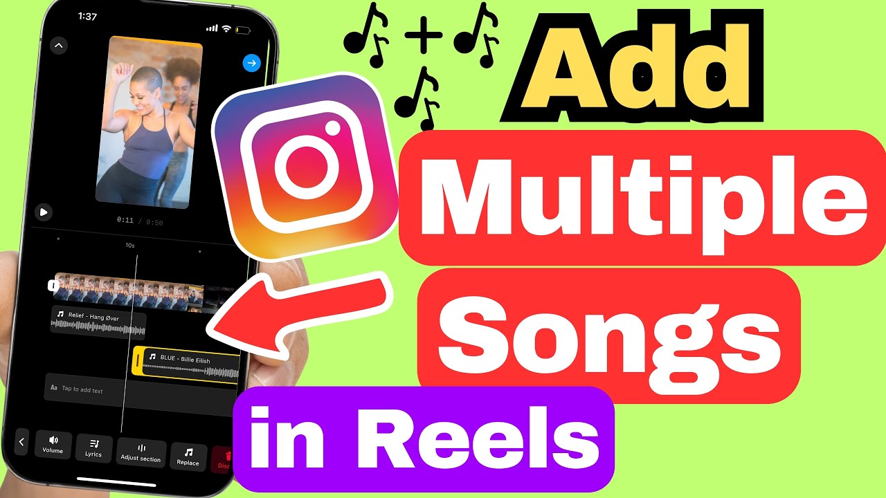 How to Add Multiple Sounds or Songs to Instagram Reels 2024