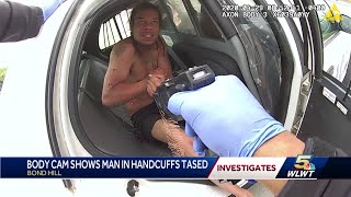 Bodycam shows Cincinnati officer tasing man in handcuffs; lawsuit filed against city