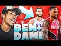 Damian Lillard Wants To Play With Ben Simmons, So I Made It Happen