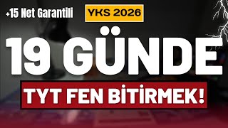 SIFIRDAN 19 GÜNDE TYT FEN BİTİRME PROGRAMI! +15 NET GARANTİLİ #yks #yks2026