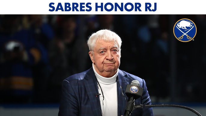 Banner raised, so is fans' volume in sendoff to longtime Sabres voice Rick  Jeanneret. The love is mutual - The Athletic