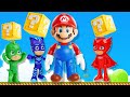 Super Villains in The PJ Masks Headquarter~! Go Giant PJ Mask Super Mario #ToyMartTV