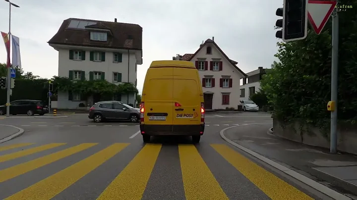 [4K] Driving in City of Zug Switzerland