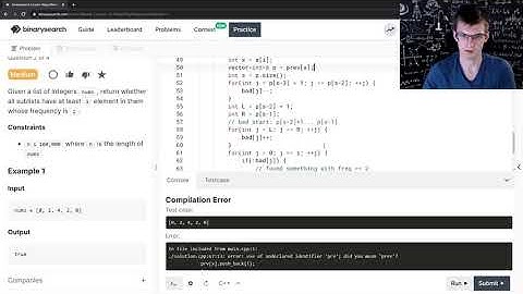 BinarySearch Weekly Contest 25 Screencast (top3)