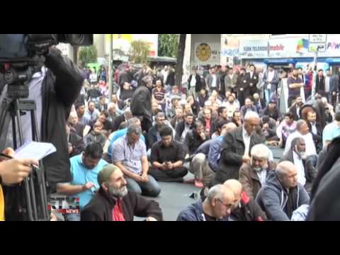 Протесты мусульман в Германии