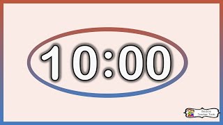 10 Minute Timer ⏱️ | Lo-Fi Background Music | Pulsing Oval | Bledsoe Teacher Tools