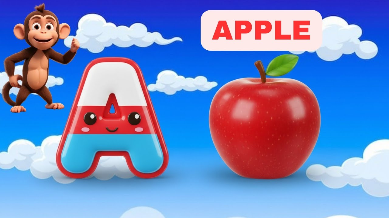 ABC Phonics Song | A for Apple 🍎 B for Ball ⚽️ C for Cat 🐱 | Learn ABC ...