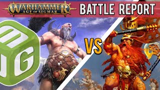 Fyreslayers vs Sons of Behemat Age of Sigmar Battle Report Ep 3