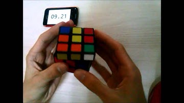 What a speedcuber sees when solving a rubik´s cube [SP]