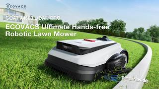 ECOVACS GOAT A1600 LiDAR PRO - Redefining effortless, hands-free lawn care.