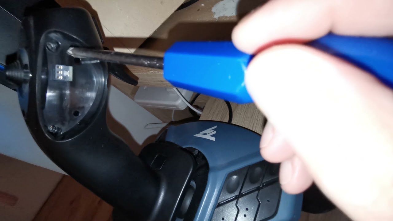 Thrustmaster TCA sidestick Trigger removal disassembly 4K HDR