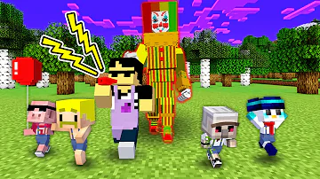 マイクラ 恐怖のピエロから子どもを守りながらエンドラ討伐 