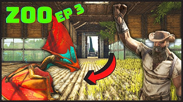 Ark Mutations Zoo Ep 3 | Breeding with Subs,Building Pens and Starting a Cafe Build