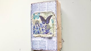 Blue butterfly journal