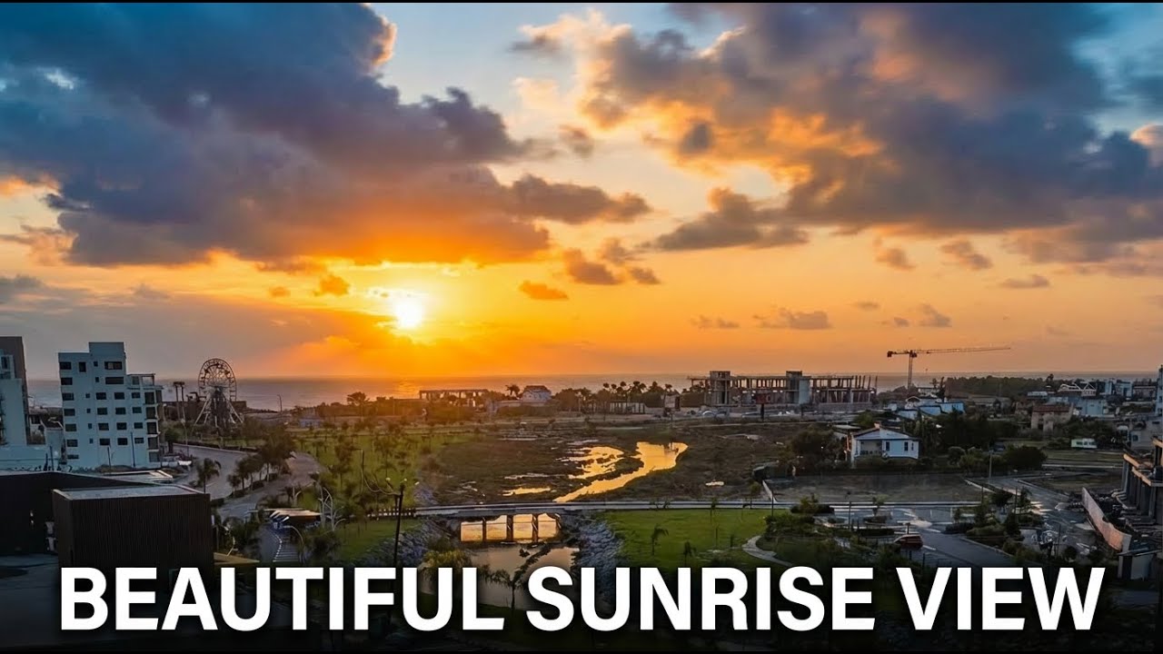 Epic City Sunrise in 4K | Stunning Morning Sky Over the Cityscape 🌅✨