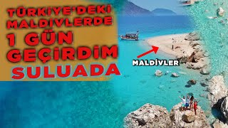 Türkiye’nin Maldivler'inde 1 Gün Geçirdim !!! (SULUADA Tekne Gezisi)