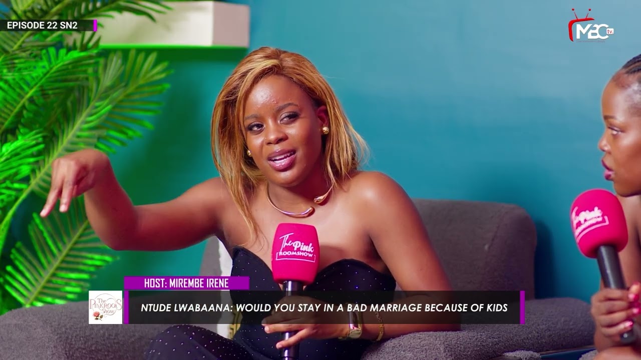 Ntudde lwa baana: Would you stay in a bad marriage because of Kids | The Pink room show | MBCTV