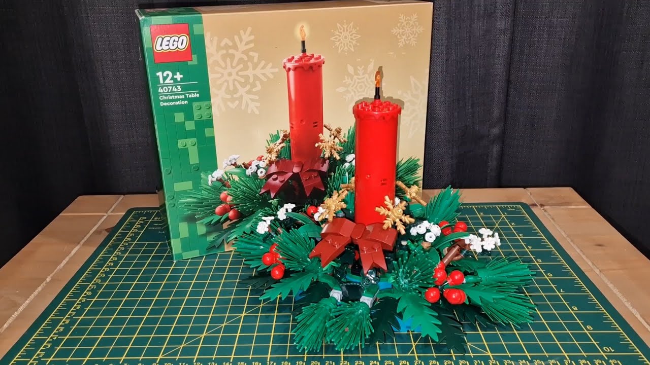 Lego Xmas 40743 - Christmas Table Decoration - Speed Build 