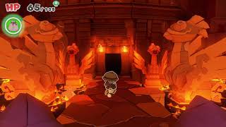 Paper Mario: TOK - Professor Toad in Fire Vellumental Cave