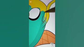 • Procreate Jake as Perry the Platypus • #procreate #drawing #shorts #shortsvideo