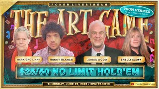 Benny Blanco, Jonas Wood, Shelli Azoff & Mark Grotjahn Play $25/50 -- THE ART GAME!! Details