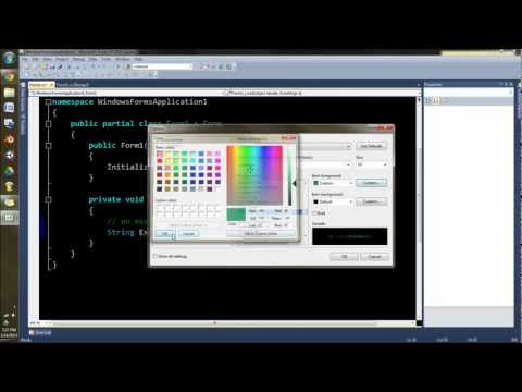 How to Change Visual Studio's Theme