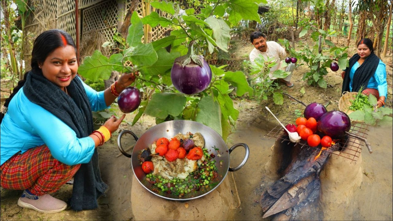 आज ही बनाए इस नए तरीके से बैंगन का भर्ता खाकर मजा आ जाएगा Baingan Bharta//Baingan Bhurta