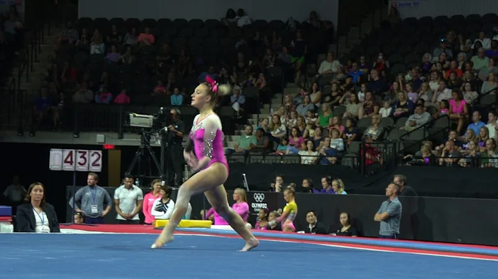 Emily Gaskins  Floor Exercise  2017 U.S. Classic  ...
