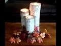 How To Make Aspen Wood Candle Holders - DIY DUKE How To Make Aspen Wood Candle Holders - DIY DUKE